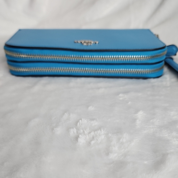 Coach Vibrant Blue Satchel and Wallet Set - Picture 10 of 15